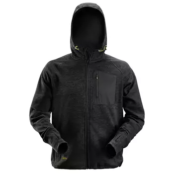 Snickers FlexiWork fleece hoodie, Black