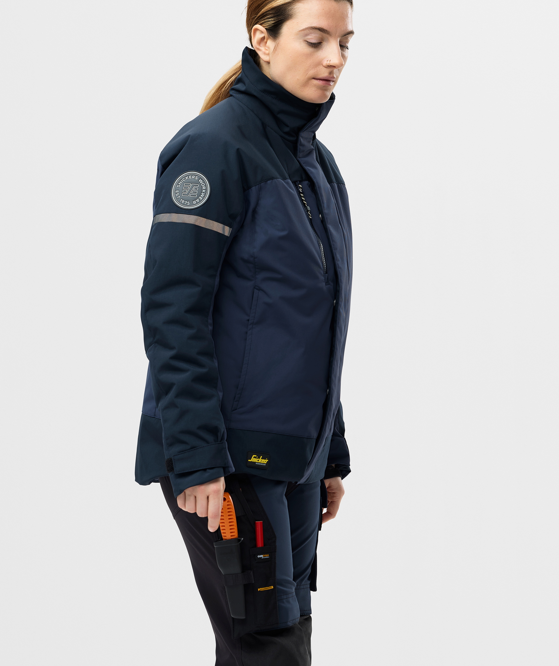 Snickers AllroundWork women's winter jacket 1117, Black, large image number 4