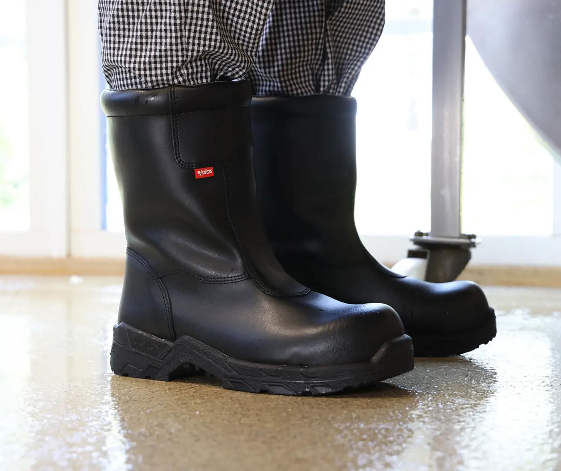 Jalas 1430 clean safety boots S2, Black, large image number 2