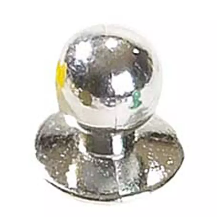 Nybo Workwear chefs buttons, Silvered, Silvered, large image number 0