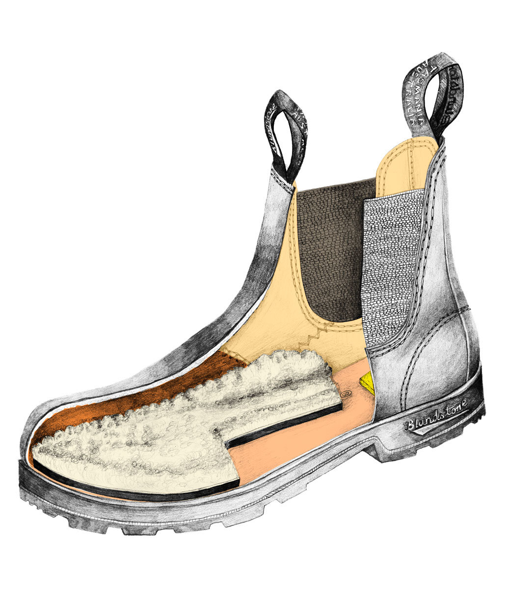 Blundstone 566 winter boots, Black, large image number 7