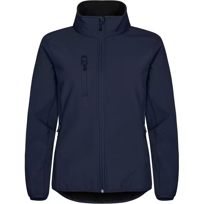 Clique Classic women's softshell jacket, Dark navy, large image number 0