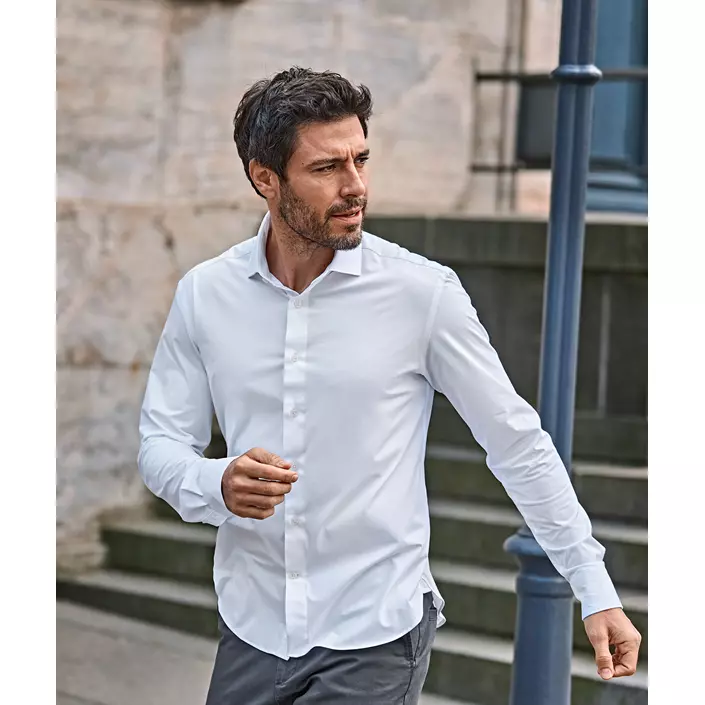 Tee Jays Active Modern fit skjorte, White , large image number 5