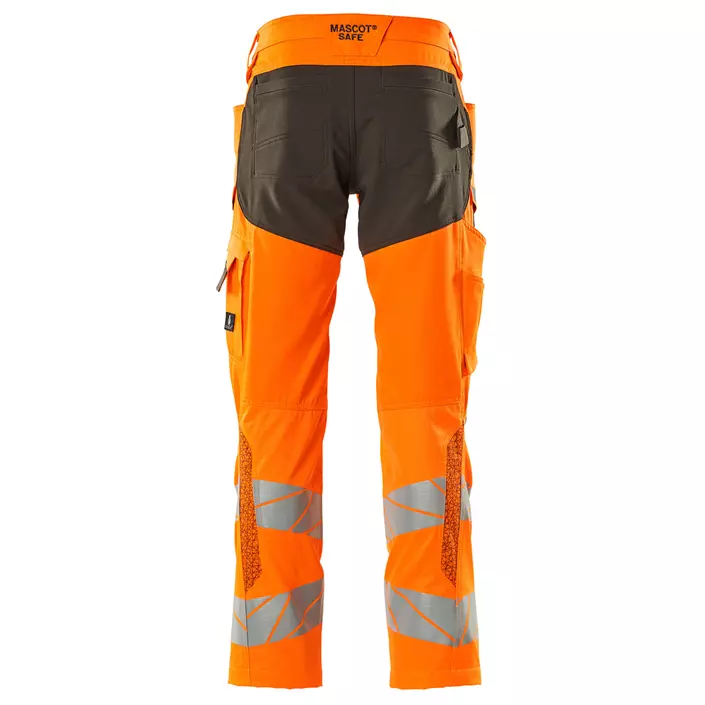 Mascot Accelerate Safe work trousers, Hi-vis Orange/Dark anthracite, large image number 1