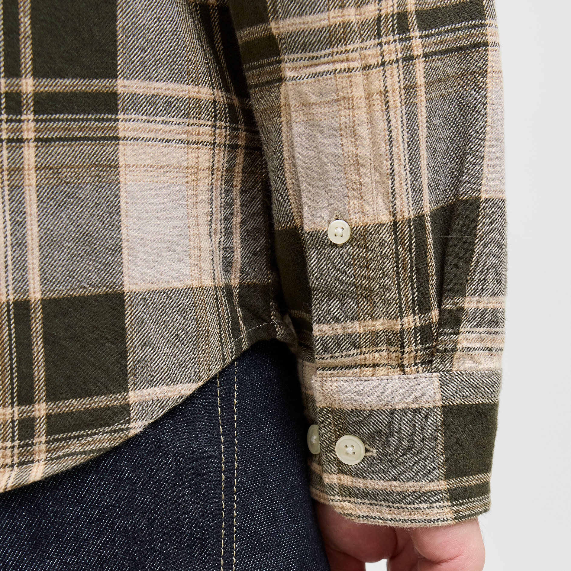 Jack & Jones Premium JPRBLUBROOK CHECK shirt, Peat, large image number 5