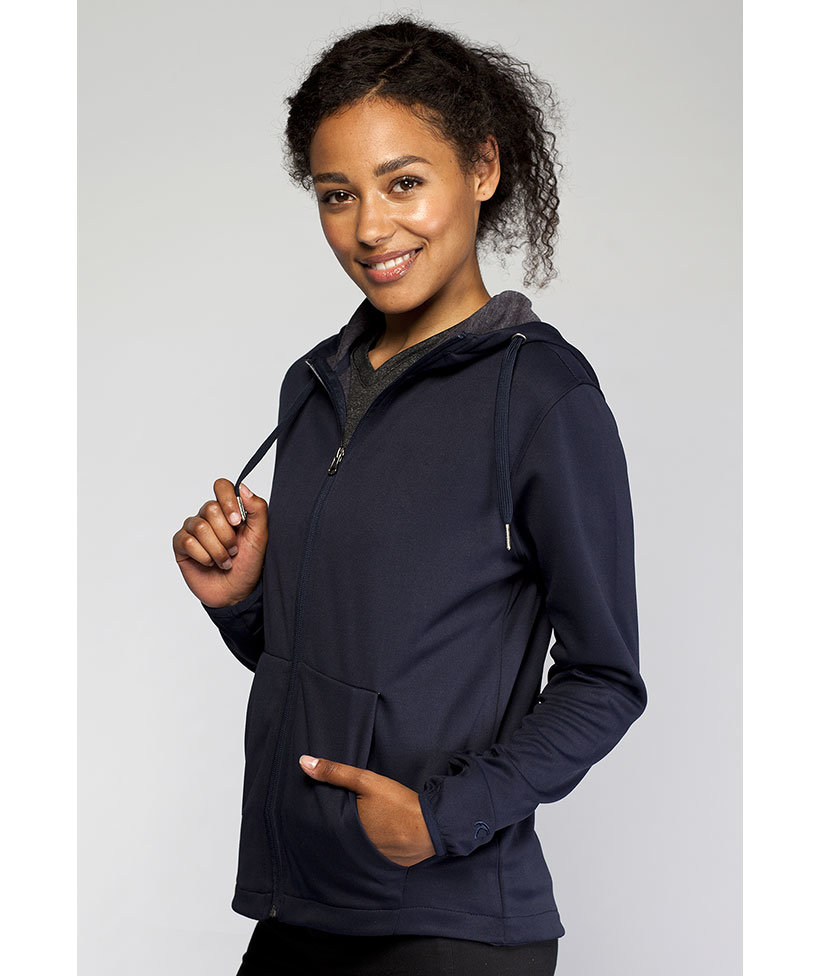 IK Damen Kapuzensweatshirt, Navy, large image number 2