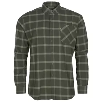 Pinewood Värnamo flannel skovmandsskjorte, Mørkegrøn/Grøn