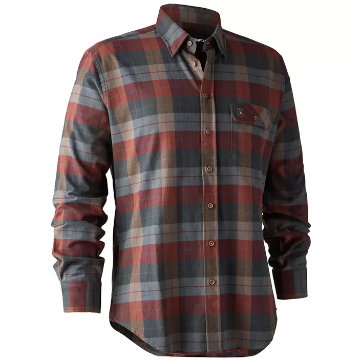 Deerhunter Ryan flannel snekkerskjorte, Red Check, large image number 0