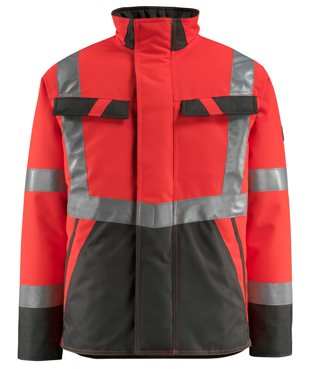 Mascot Safe Light Penrith winter jacket, Hi-vis red/Dark anthracite