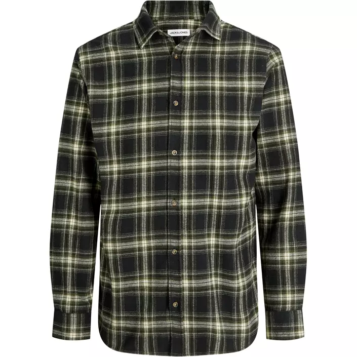 Jack & Jones JJJOSHUA Check skjorte, Black, large image number 0