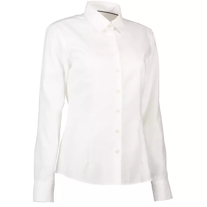 Seven Seas Dobby Royal Oxford modern fit dameskjorte, Hvit, large image number 2