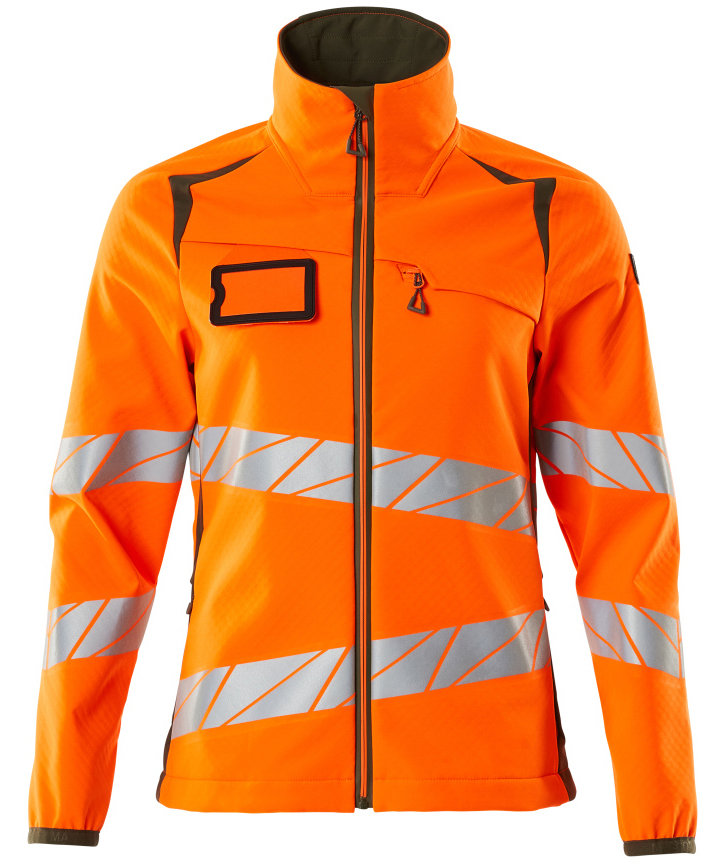 Mascot Accelerate Safe softshelljacka dam, Varsel Orange/Mossgr&ouml;n, Varsel Orange/Mossgr&ouml;n, swatch