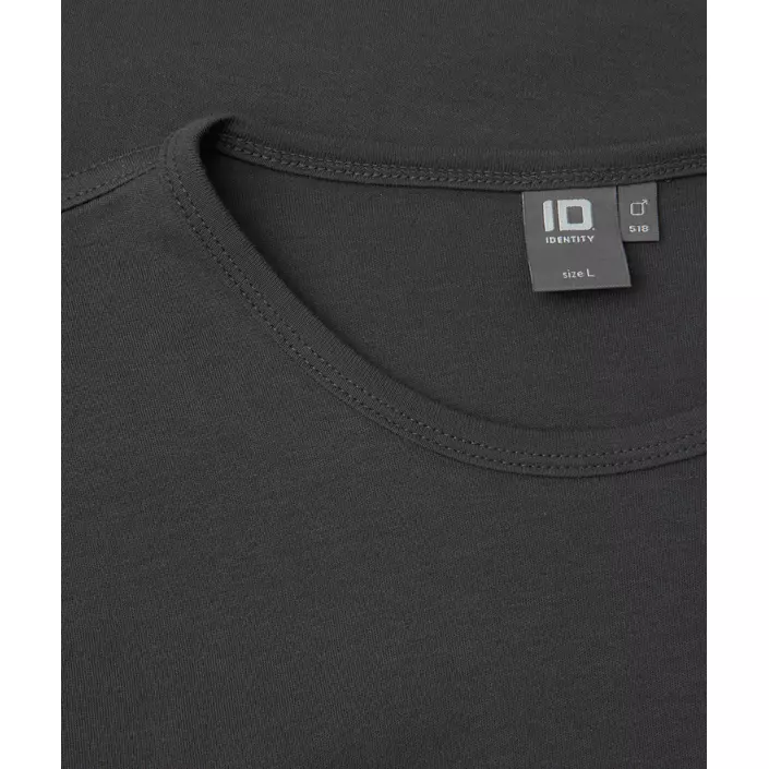 ID Identity Interlock långärmad T-shirt, Koksgrå, large image number 3