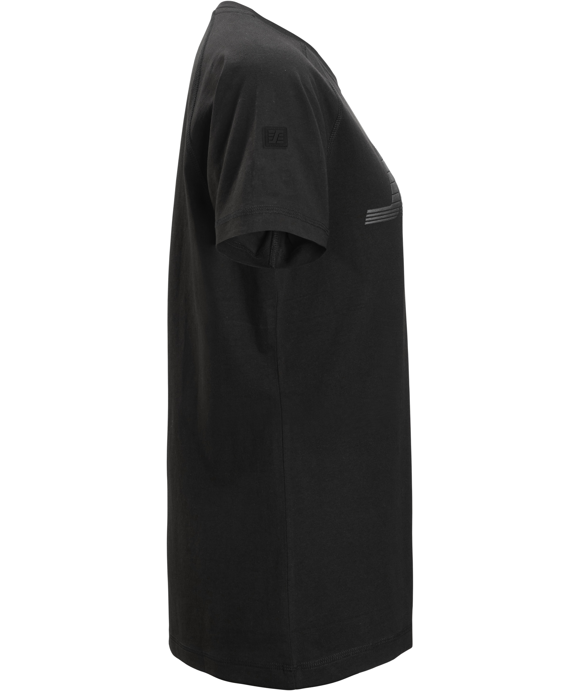 Snickers logo T-shirt 2597 dam, Black, large image number 2