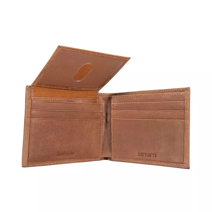 Carhartt Saddle Leather Bifold lommebok, Carhartt Brown, Carhartt Brown, large image number 1