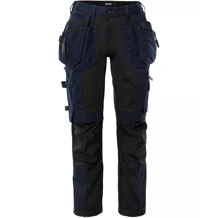 Fristads women's craftsman trousers 2533 GCYD, Marine Blue, large image number 0