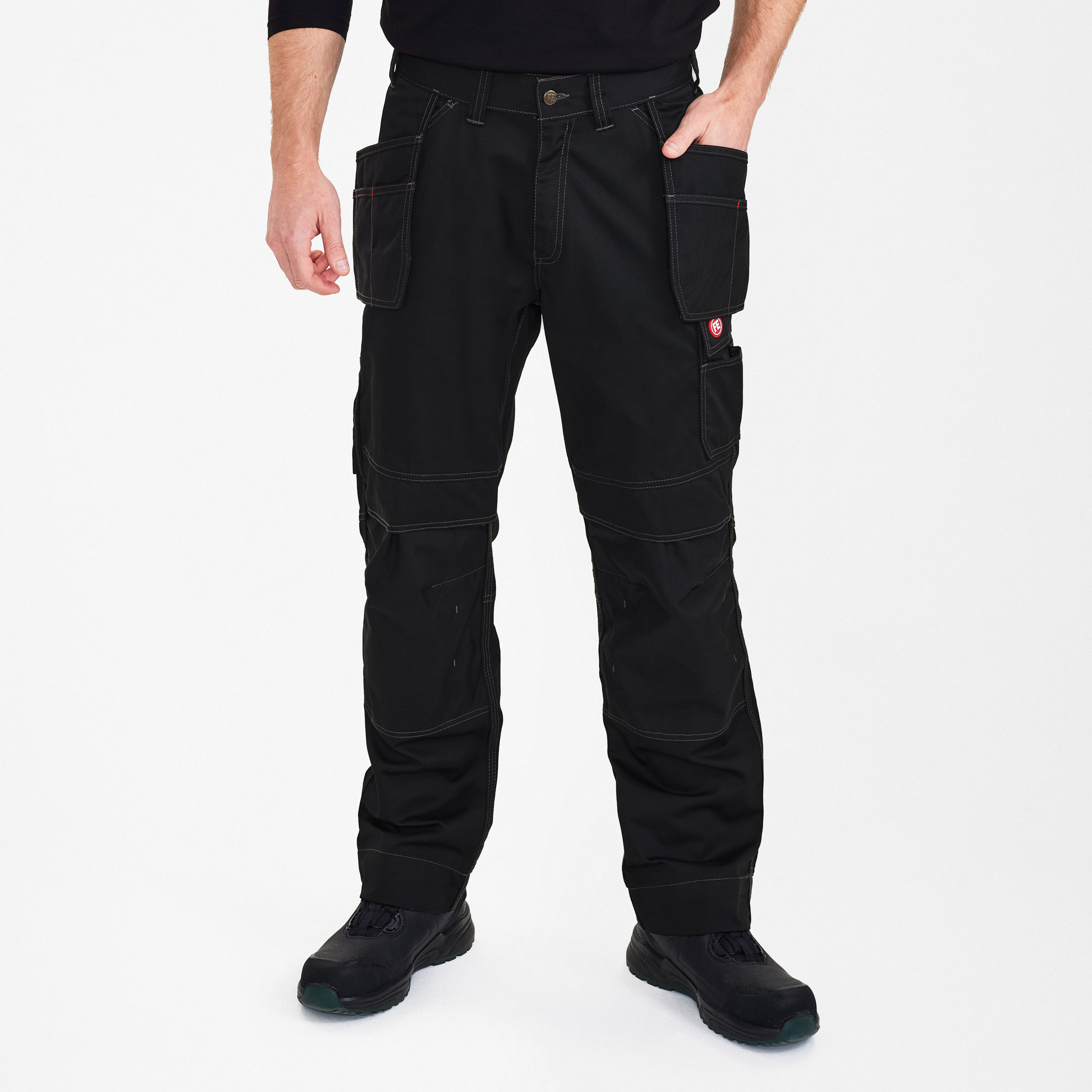 Engel Combat craftsman trousers, Black, large image number 1