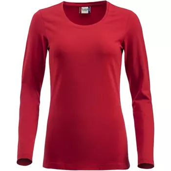 Clique Carolina long-sleeved women's T-shirt, Red