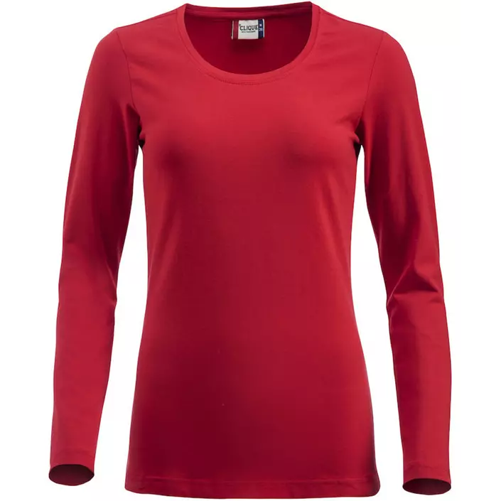 Clique Carolina Langärmliges Damen T-Shirt, Rot, large image number 0