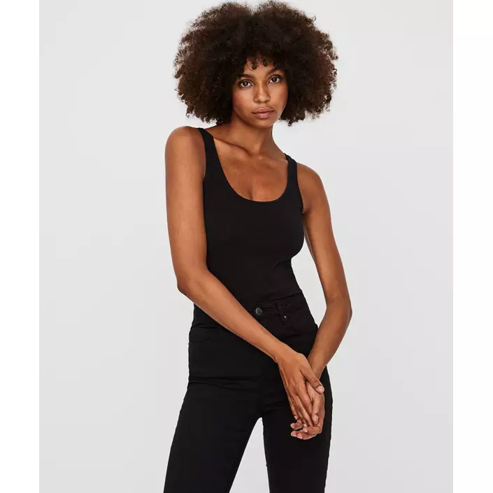 Vero Moda VMMAXI MY SOFT lang dame top, Black, large image number 1
