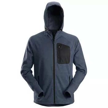 Snickers FlexiWork fleece hoodie 8041, Marine Blue/Black