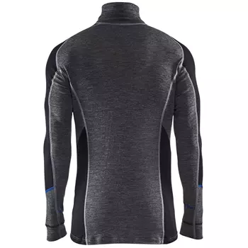Blåkläder WARM underwear shirt long-sleeved X4899 with merino wool, Grey/Black