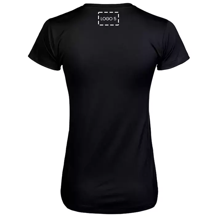 Tee Jays luxury T-shirt dam med logotryck, , large image number 2