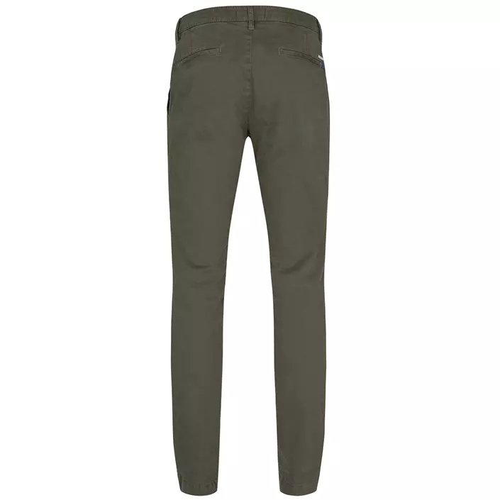 Sunwill Extreme Flexibility Slim fit trousers, Khaki, large image number 2