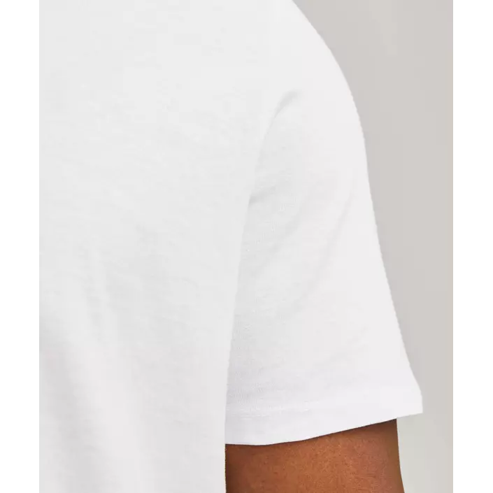 Jack & Jones Plus JJEBRADLEY T-shirt, White , large image number 4