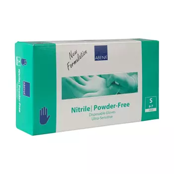Abena Ultra sensitive nitril engångshandskar puderfri 100-pack
