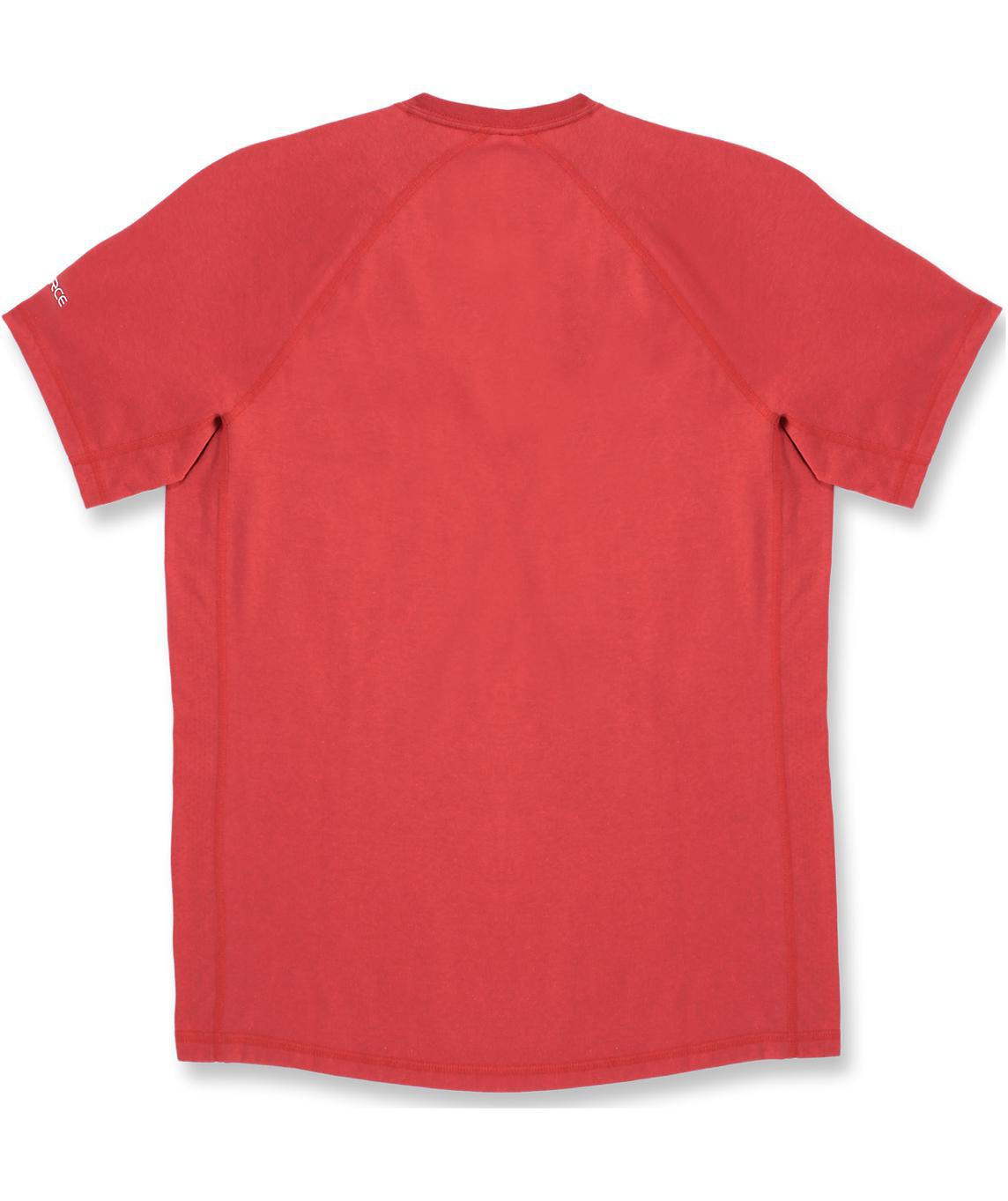 Carhartt Force T-shirt, Red Barn Heather, Red Barn Heather, large image number 2