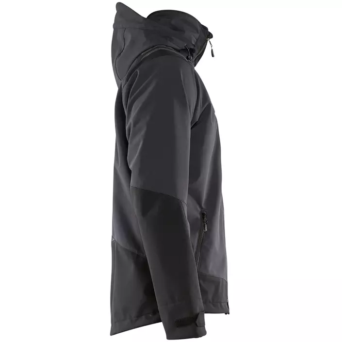 Blåkläder softshell jacket, Dark Grey/Black, large image number 3