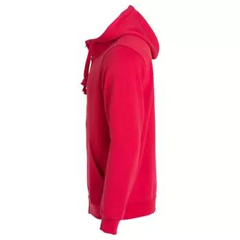 Clique Basic Hoody Full Zip hoodie med blixtlås, Röd