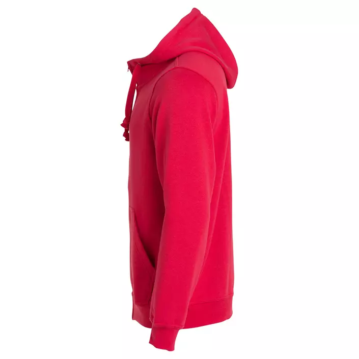 Clique Basic Hoody Full Zip hoodie med blixtlås, Röd, large image number 1