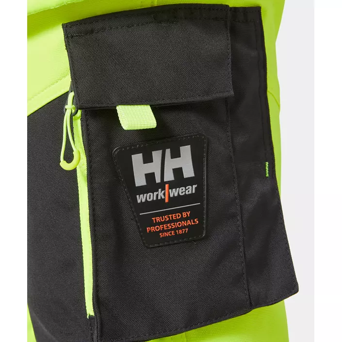 Helly Hansen ICU craftsman trousers full stretch, Hi-vis yellow/charcoal, large image number 5