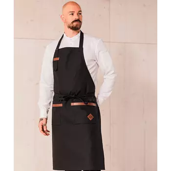 Segers 4093 bib apron, Black