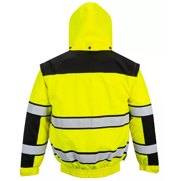 Portwest 3-in-1 pilotjacket, Yellow/Black, large image number 4