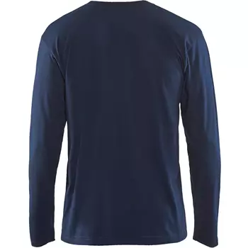 Blåkläder Anti-Flame långärmad T-shirt, Marinblå