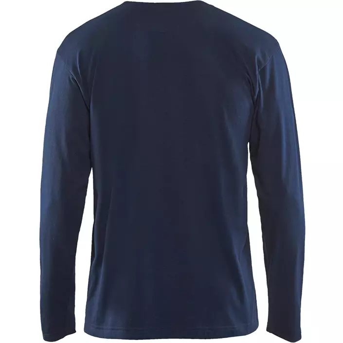 Blåkläder Anti-Flame long-sleeved T-shirt, Marine Blue, large image number 1
