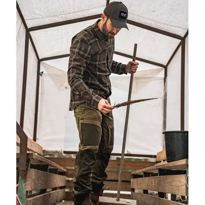 Seeland Hemlock bukser, Military olive/Pine green, large image number 1