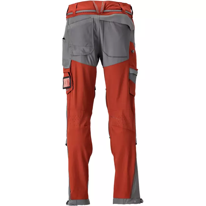 Mascot Customized work trousers full stretch, Autumn red/grey, large image number 2
