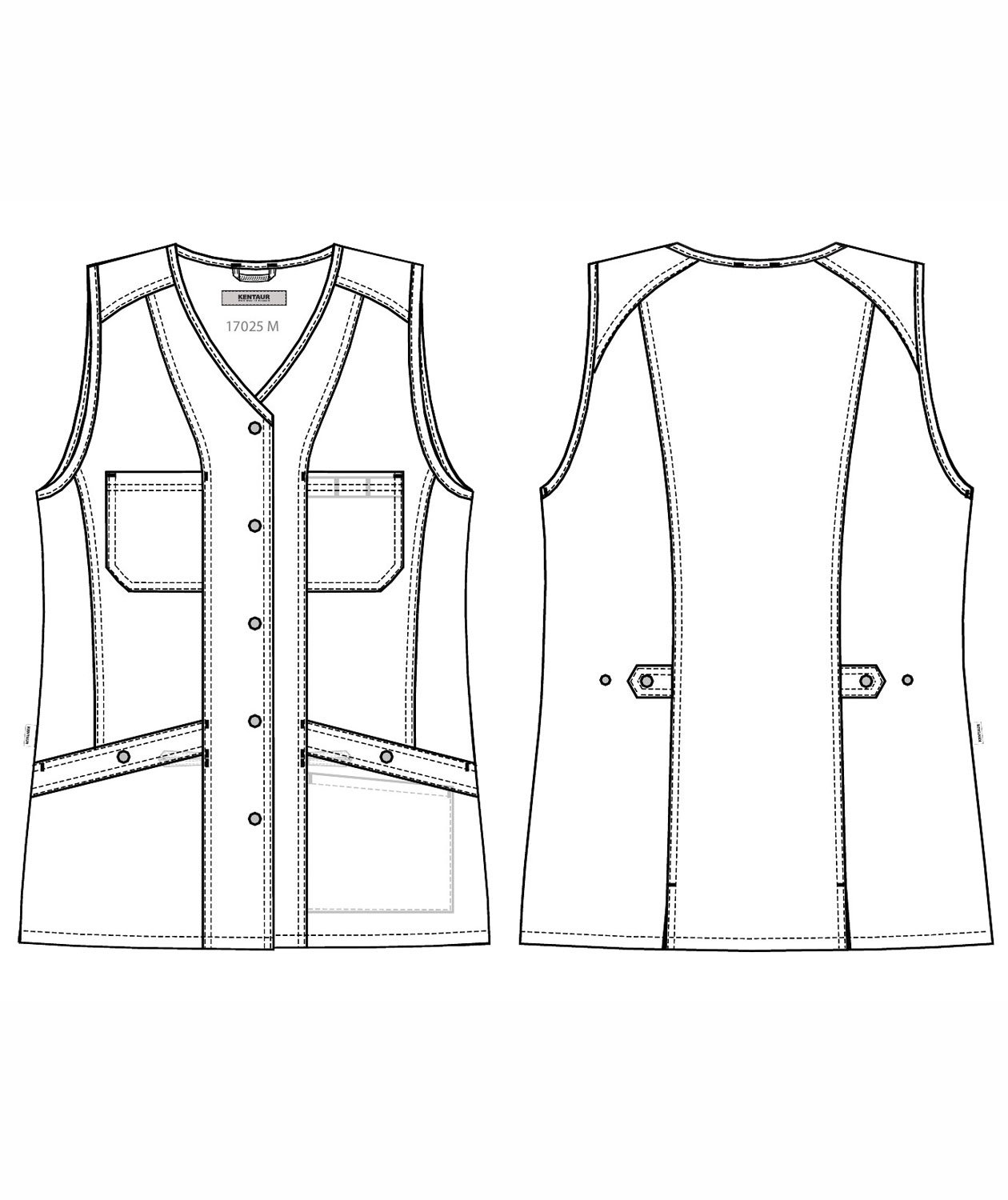 Kentaur women's vest, Dark Marine