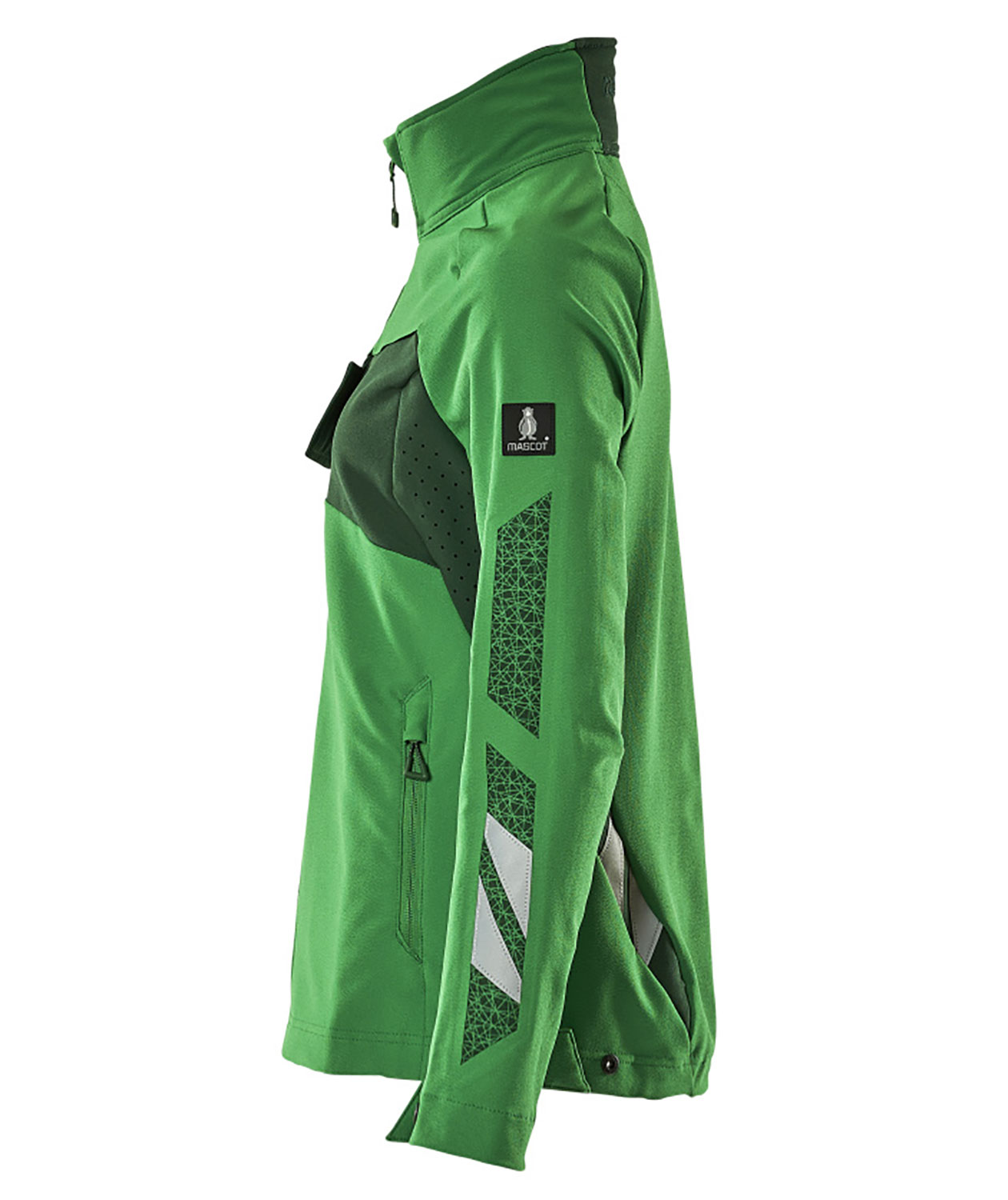 Mascot Accelerate jacka full stretch dam, Gr&auml;sgr&ouml;n/gr&ouml;n, large image number 3