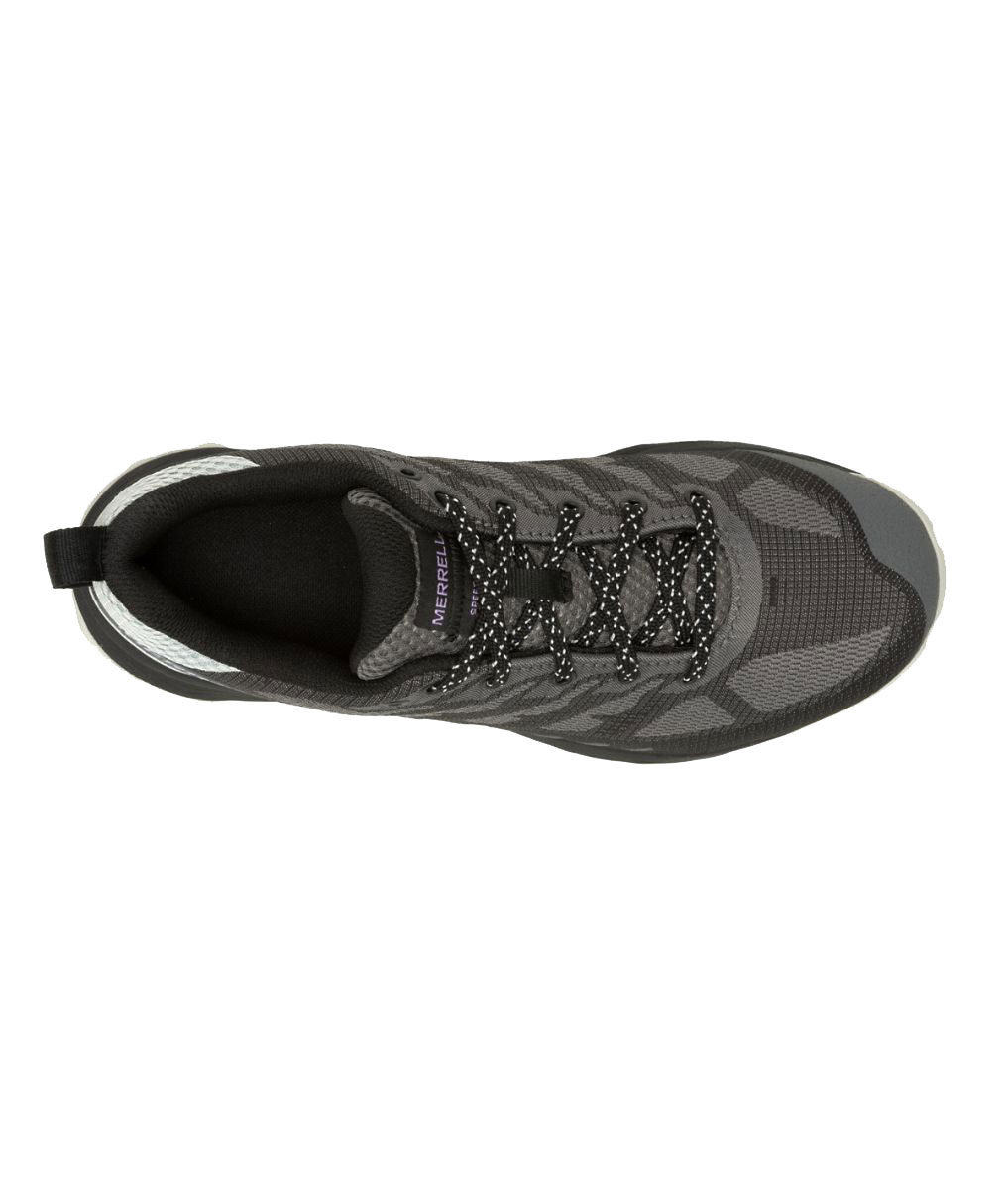 Merrell Speed Eco WP women's hiking shoes, Charcoal/Orchid, large image number 2