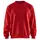 Blåkläder sweatshirt, Rød, Rød, swatch