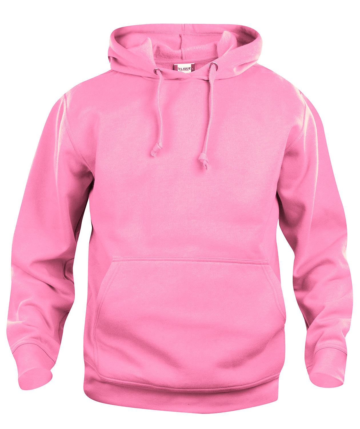 Clique Basic hoodie, Ljus Rosa