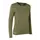 GEYSER seamless long-sleeved women's T-shirt, Olive melane, Olive melane, swatch