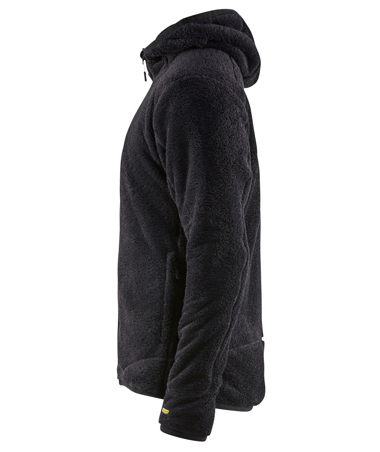 Bl&aring;kl&auml;der Faserpelzjacke, Schwarz/Silber, large image number 3