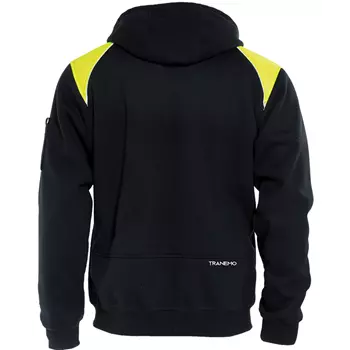 Tranemo hoodie, Black/Yellow
