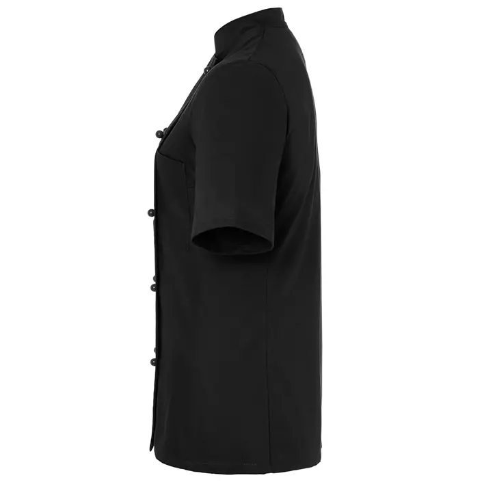 Karlowsky Pauline kurzärmelige Kochjacke ohne Knöpfe für Damen , Schwarz, large image number 4
